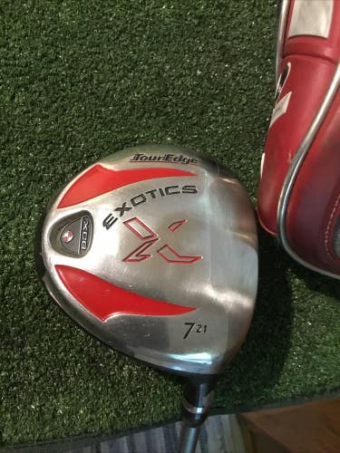 Tour Edge Exotics XCG 21* 7 Wood Stiff Accra M4 T50 Graphite Shaft (41.25)