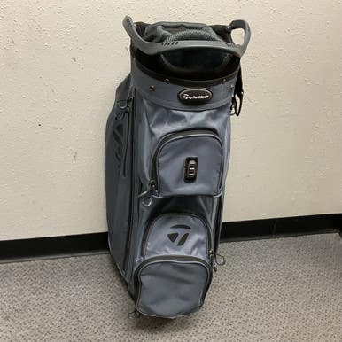 Used Taylormade 14 WAY Mens Cart Bag Grey 11855-S000202822