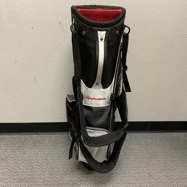 Used Taylormade Mens Stand Bag White/Black/Red 11855-S000202817