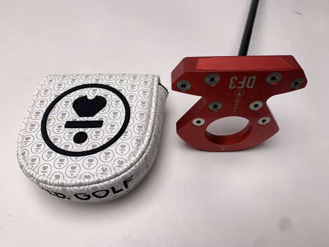 L.A.B. Golf DF3 Red Putter 35" 71* ACCRA Graphite Mens RH HC