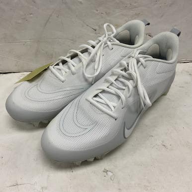 Used Nike Alpha Huarache 8 Pro CW4439-110 LAX Cleats Mens White Senior 11.5 11855-S000202773