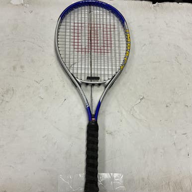 Used Wilson IMPACT Adult Tennis Racquet Royal Blue 4 3/8" 11855-S000202764