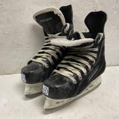 Used Bauer SUPREME ONE20 Junior Hockey Skate White/Black/Yellow Junior 04 11855-S000202757