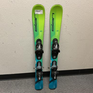 Used Elan PINBALL Boys DH Ski/Binding Green 90 cm 11855-S000202755