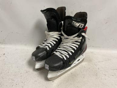 Used Bauer VAPOR 2X PRO Senior Hockey Skate White/Black/Red Senior 9 11855-S000202908