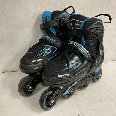 Used KAQINA ADJ ROLLERBLADES Senior Rec Fitness Skates Royal Blue Adjustable 11855-S000202898