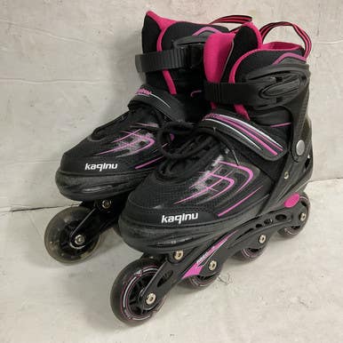 Used KAQINA ADJ ROLLERBLADES Senior Rec Fitness Skates Pink Adjustable 11855-S000202897