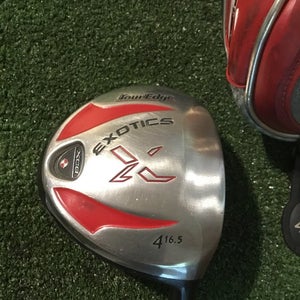 Tour Edge Exotics XCG 16.5* 4 Wood Stiff Accra M4 T50 Graphite Shaft (42.75)