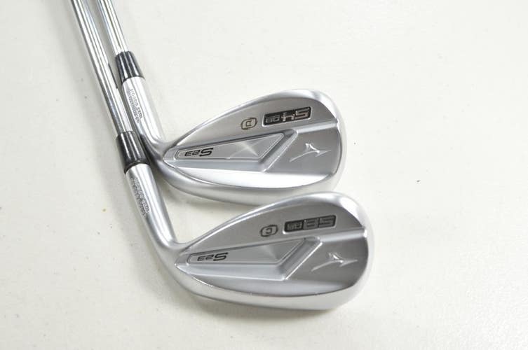 Mizuno S23 Satin Chrome 54*, 58* Wedge Set Right KBS Hi-Rev 2.0 Steel # 216406