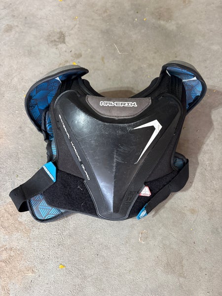 Large Youth Maverik Charger Shoulder Pads (Used)