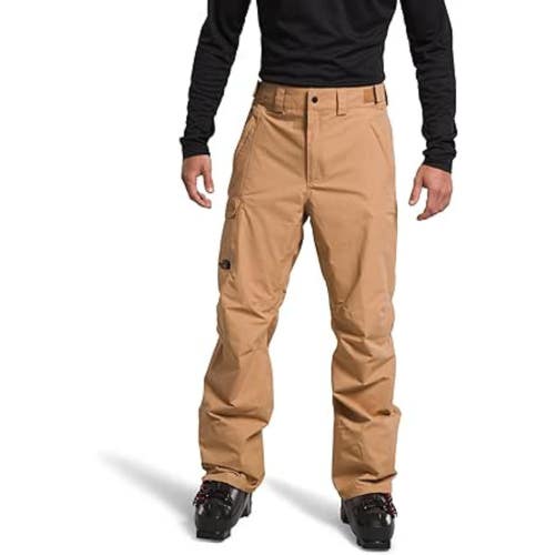 The North Face Freedom Snow Pants Men's L Almond Butter Waterproof Cargo NLW275