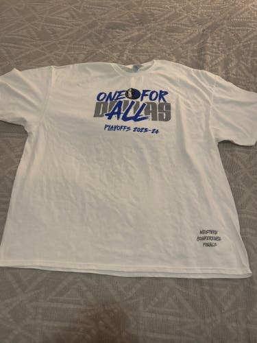 Dallas Mavericks NBA Western Conference Finals Adult 3XL Shirt New