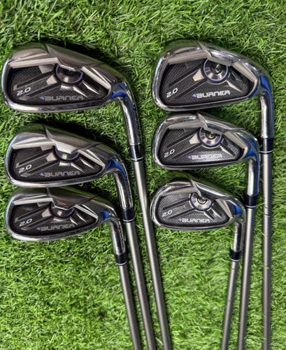 TaylorMAde - Burner 2.0 - IRON SET 6-Pw + Sw - Graphite - Lady Flex - RH