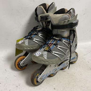 Used Salomon MOTION 7 SPORT Senior Rec Fitness Skates Grey Senior 7 11855-S000202696
