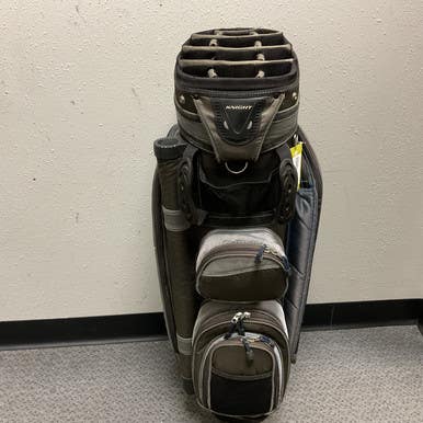 Used Knight 13 WAY CART BAG Mens Cart Bag Black And Grey 11855-S000202706