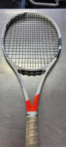 Used Babolat PURE STRIKE JR 26 Junior Tennis Racquet White 26" 11497-S000157452