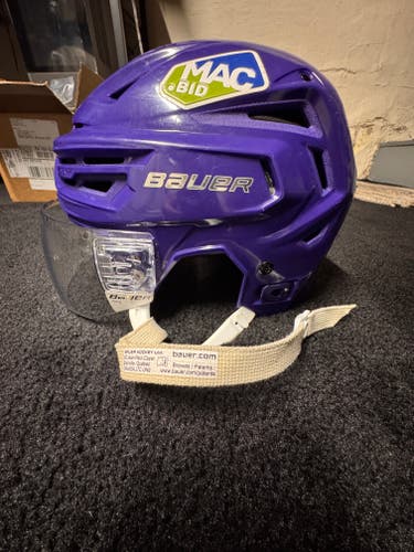 Youngstown Phantoms USHL #37 Medium Bauer Re-Akt 155 Helmet Inc Visor(Used)