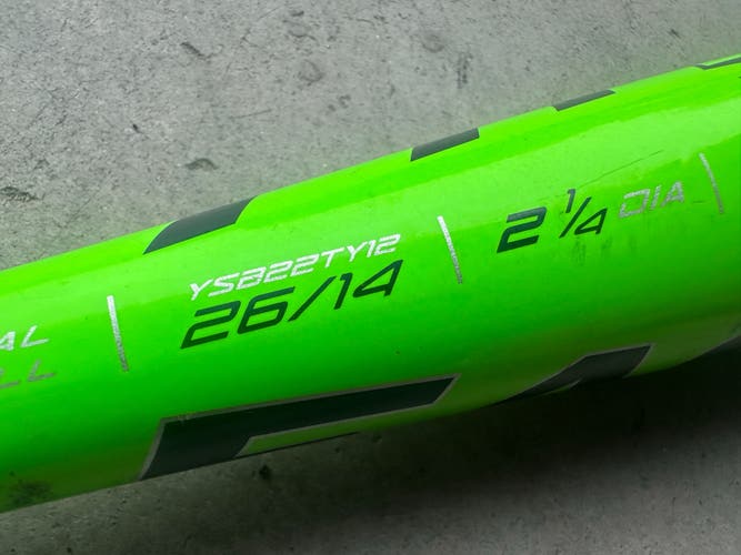 2022 Easton Typhoon Alloy USABat Certified Bat (-12) 14 oz 26" (Used)