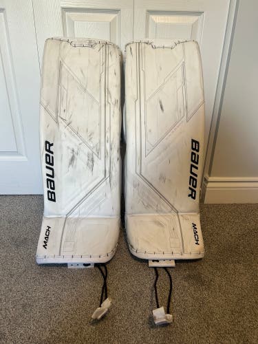 Small 2024 Bauer Mach Goalie Leg Pads (Used)