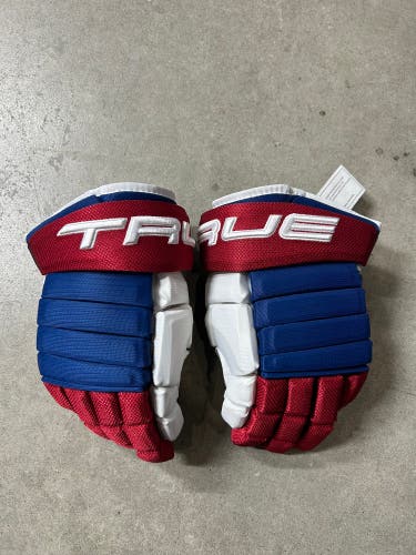 13” True Pro 4 Roll Montreal Canadiens Gloves Pro Stock (New) NHL