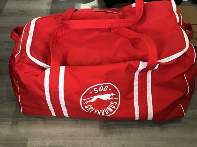 Lightly Used Red 4orte Soo Greyhounds Goalie Bag