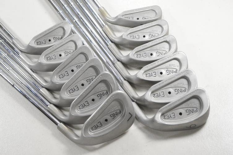 Ping Eye 2 Plus-No-Plus 1-W,SW,LW Iron Set DG MID S300 Stiff Flex Steel #217680