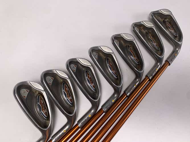 Ping G10 Iron Set 6-PW+GW+SW Yellow Dot 1.5* Up TFC 129 I Regular RH