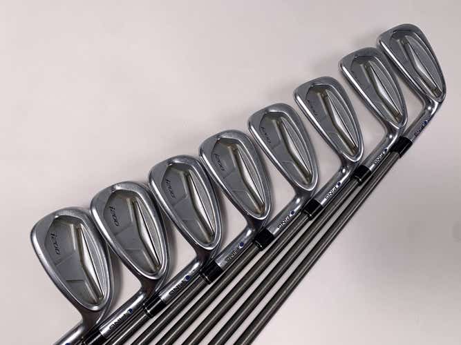 Ping i200 Iron Set 4-PW+GW Blue Dot 1* Up AeroTech SteelFiber i95 Regular RH