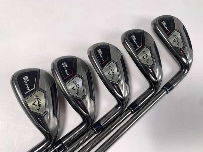 Callaway Big Bertha 2015 Iron Set 6-PW UST Mamiya Recoil 460 F2 Senior RH