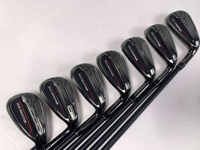 Callaway Big Bertha 23 Iron Set 5-PW+GW Project X Cypher Fifty 5.0 50g Senior RH