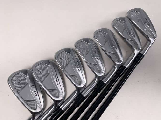 TaylorMade P7CB 2024 Iron Set 4-PW MMT 125g Tour Extra Stiff Graphite Mens RH