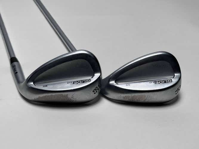 Ping Glide 2.0 Wedge Set 54* 12 58* 14 Black Dot AWT 2.0 Wedge Steel Mens RH