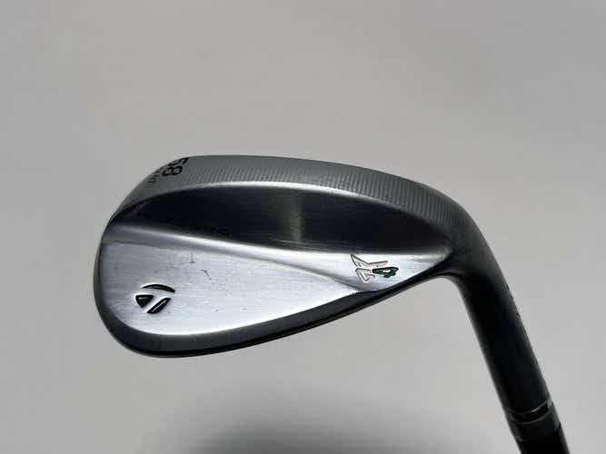 TaylorMade Milled Grind 4 Chrome Wedge 58* 7 Bounce LBV 115g Wedge Steel Mens RH