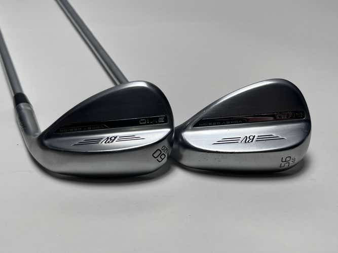 Titleist Vokey SM10 Tour Chrome Wedge Set 56* 14 60* 12 Vokey Wedge Steel RH