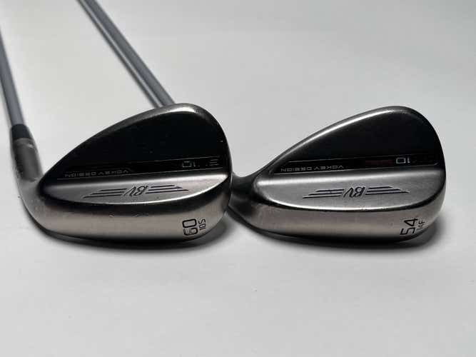 Titleist Vokey SM10 Nickel Wedge Set 54* 14 60* 10 Vokey Wedge Steel Mens RH
