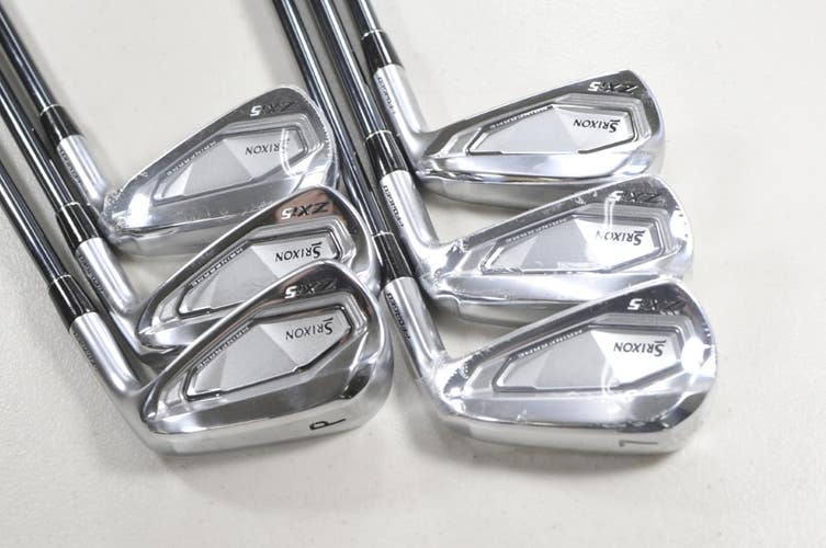 Srixon ZXi5 5-PW Iron Set Stiff Flex Right Recoil Dart F4 75g Graphite # 217482