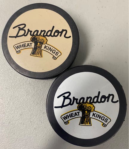Brandon Wheat Kings puck