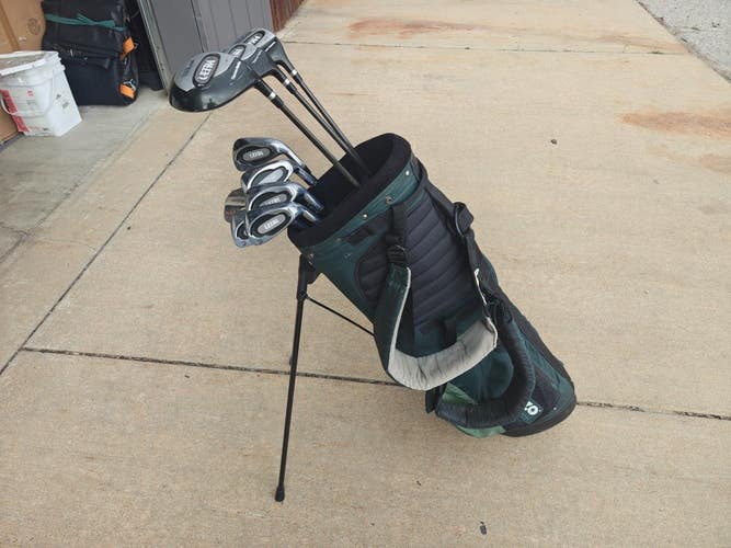 Wilson Ultra 12 Piece Regular Flex Complete Golf Set Stand Bag