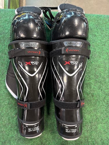 Senior Bauer Vapor X800 Lite Shin Pads 16" (New)