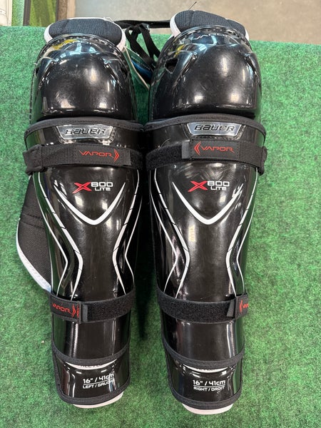 Senior Bauer Vapor X800 Lite Shin Pads 16" (New)