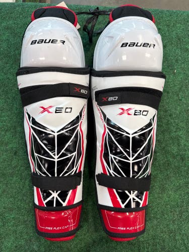 Senior Bauer Vapor X80 Shin Pads 16” (New)