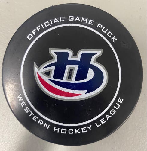 Lethbridge Hurricanes puck