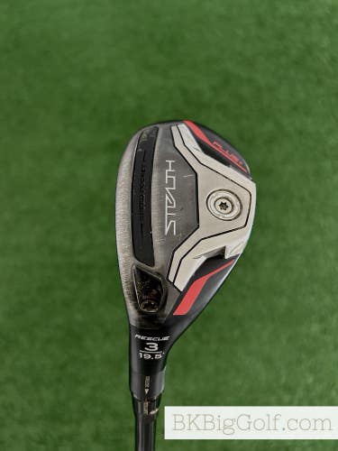 LH Taylormade Stealth Plus+ 19.5 Degree 3 Hybrid / Stiff