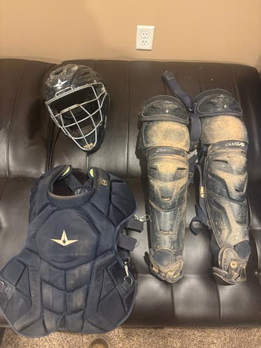 Blue All Star System 7 Axis Catcher's Set (Used)