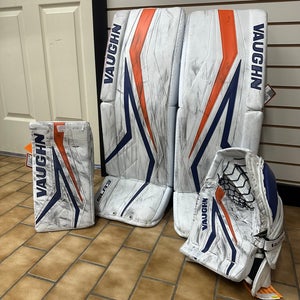 NHL game used, signed, 34" Vaughn SLR3 Pro Carbon Regular Goalie Full Set (Used)