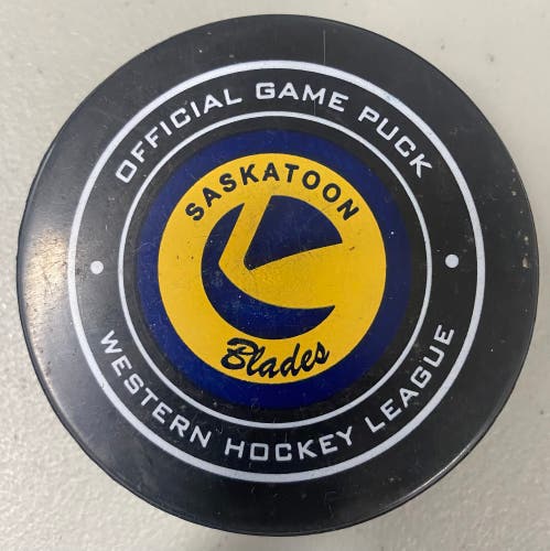 Saskatoon Blades puck