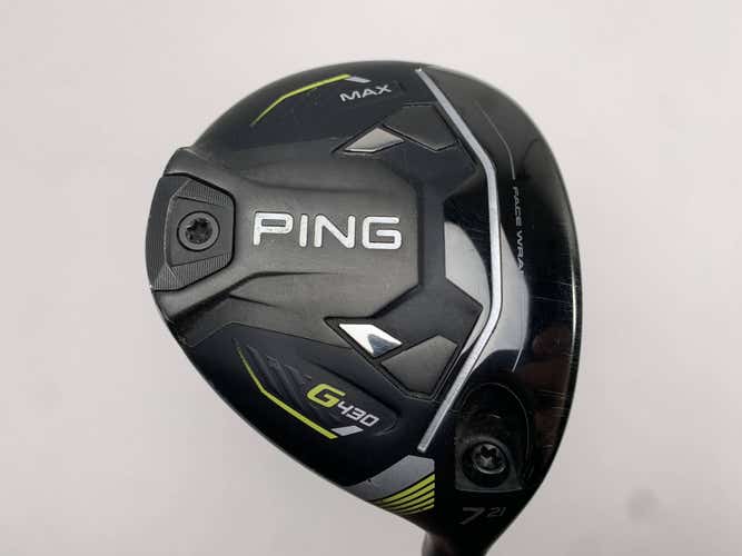 Ping G430 Max 7 Fairway Wood 21* Alta Quick 45g Senior RH Midsize Grip