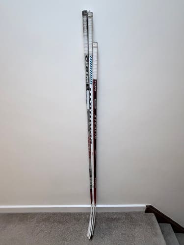 Easton Synergy Si core Grip/ CCM Vector V 8.0 / Warrior Covert LH three pack