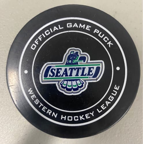 Seattle Thunderbirds puck