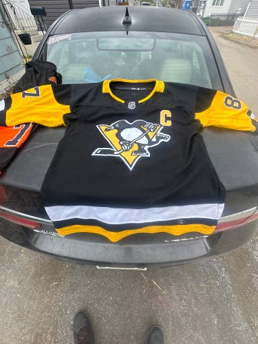 Adidas Climalite Sidney Crosby Pittsburgh Penguins 87 C Jersey size 52